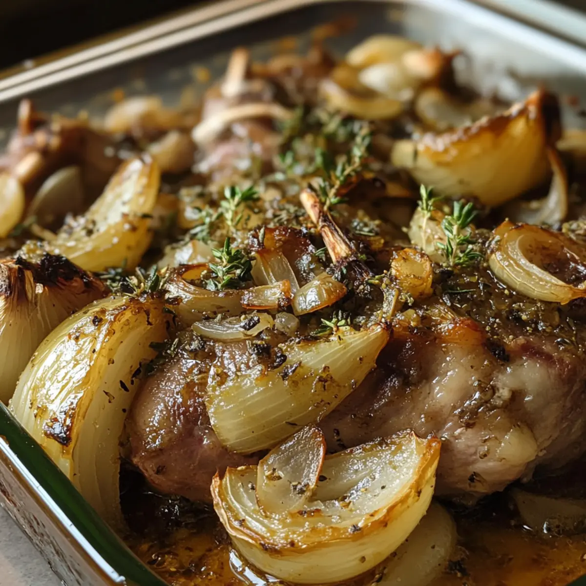 Easy Easter Sweet Onion & Garlic Lamb Bake – Irresistibly Juicy